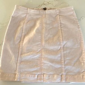 Free People pale pink 16” skirt small
